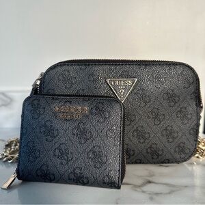 GUESS Black Crossbody Bag Set